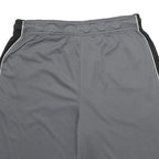 REEBOK Mens Shorts Black & Grey Casual M W32 Drawstring Pockets Light Weight