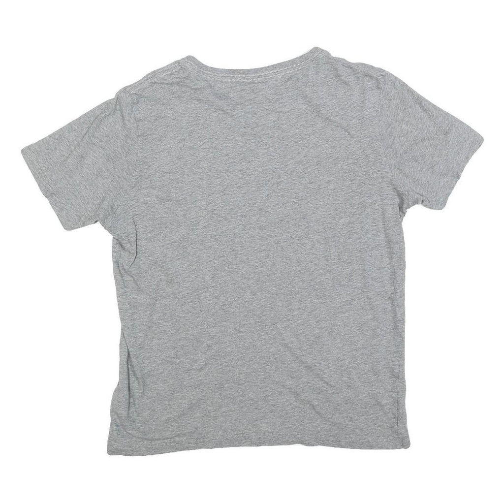 PUMA Mens Grey Graphic T-Shirt S Short Sleeve Crew Neck Cotton Blend Comfort