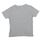 PUMA Mens Grey Graphic T-Shirt S Short Sleeve Crew Neck Cotton Blend Comfort