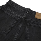 CALVIN KLEIN JEANS Womens Classic Black Denim Straight Cotton W30 L28 Relaxed