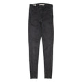 LEVI'S 720 Womens Jeans Black Regular Skinny W24 L29