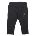 ASICS Womens Capri Leggings Black Slim S W26 Reflective Sport Fitness Activewear