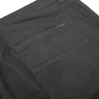 CALVIN KLEIN Mens Cotton Blend Black Slim Straight Trousers W34 L27 Dress Casual