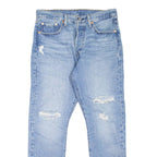 LEVI'S 501S Jeans Distressed Womens Blue Skinny Straight Stone Wash W29 L28