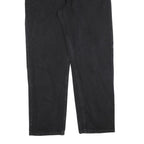WRANGLER Mens Jeans Black Relaxed Straight Denim Medium W38 L32 Zip Pockets
