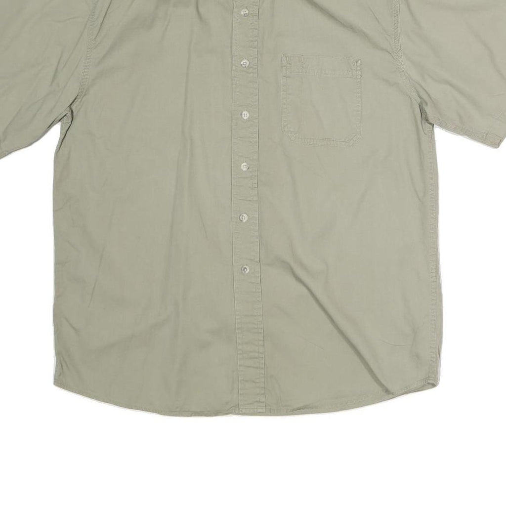 HIGH SIERRA Mens Beige Cotton Shirt XL Casual Classic Button-Up Pocket