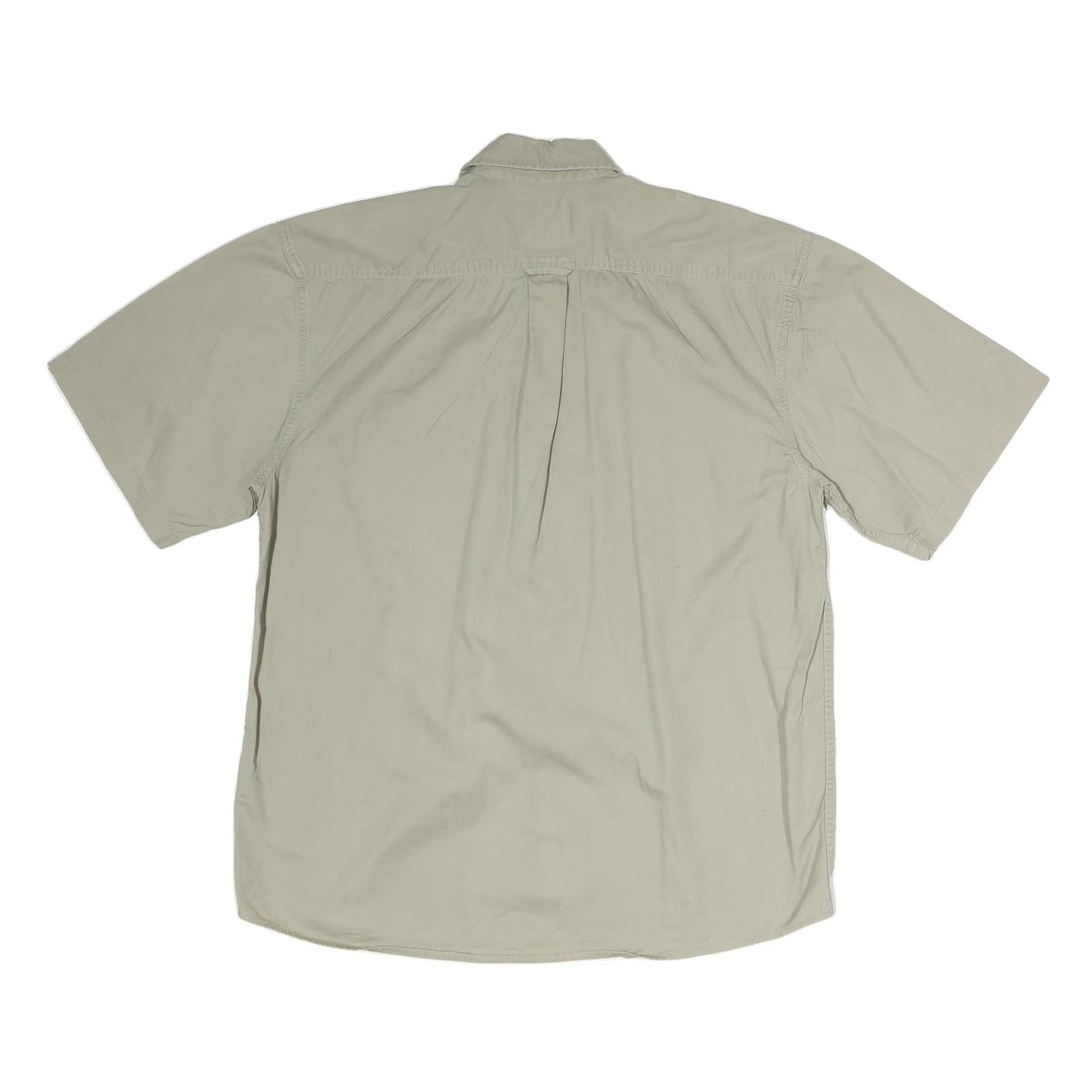 HIGH SIERRA Mens Beige Cotton Shirt XL Casual Classic Button-Up Pocket