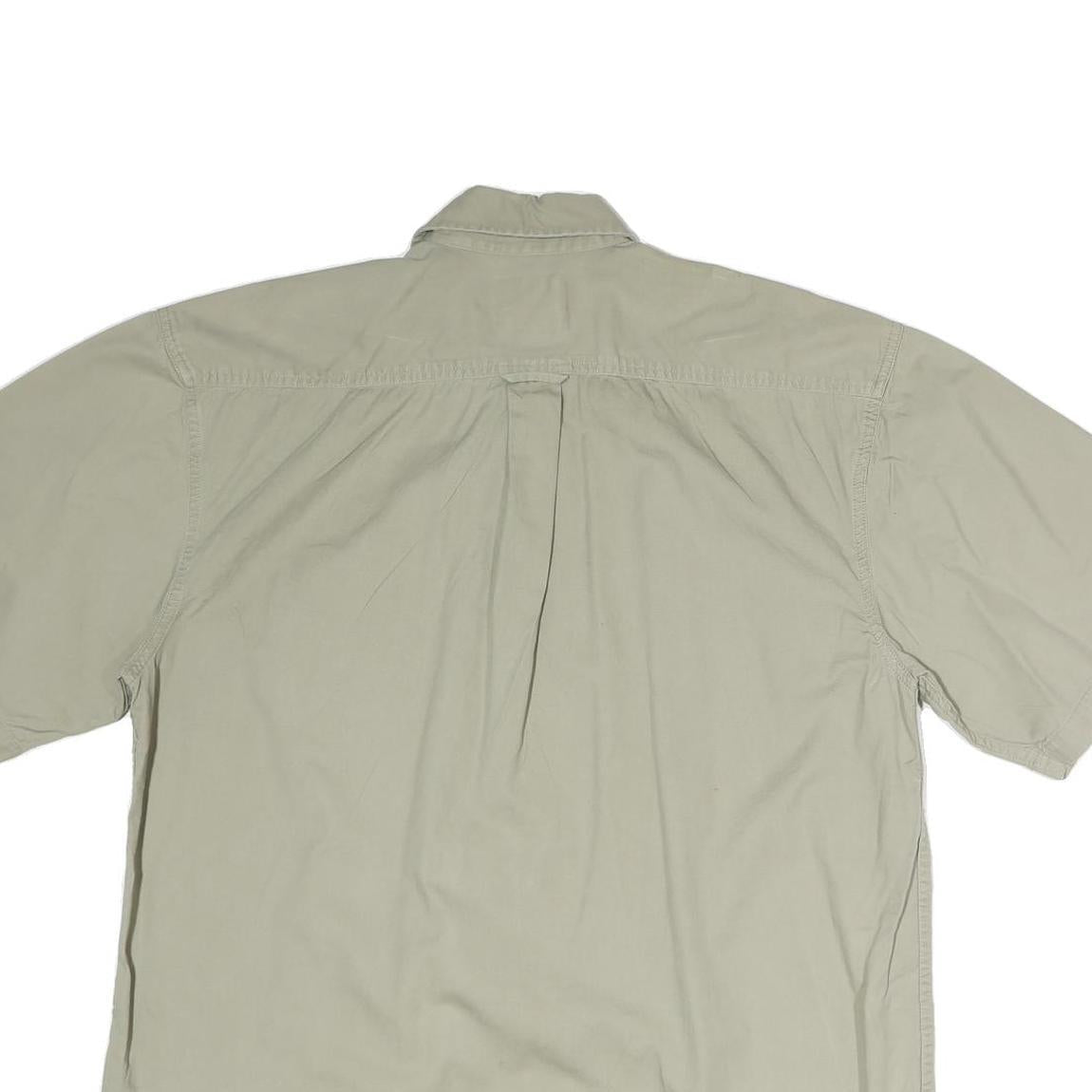 HIGH SIERRA Mens Beige Cotton Shirt XL Casual Classic Button-Up Pocket