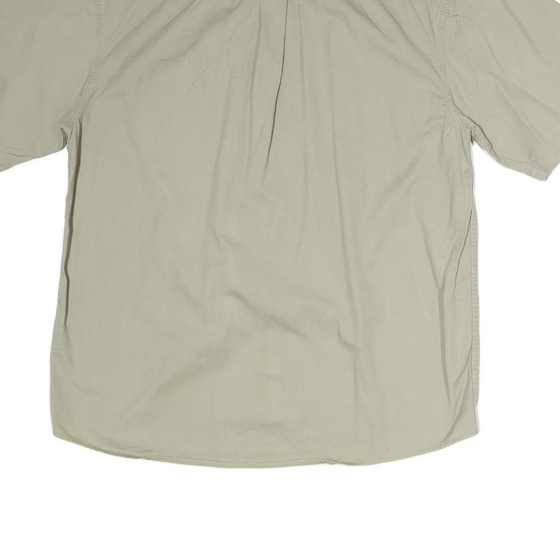 HIGH SIERRA Mens Beige Cotton Shirt XL Casual Classic Button-Up Pocket