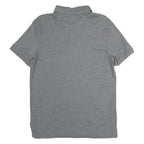 CALVIN KLEIN Mens Grey Short Sleeve Plain S Polo Shirt Cotton Casual Basic