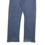 DICKIES Mens Regular Fit Straight Blue Denim Jeans Cotton Blend W34 L29 Zip