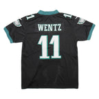 NIKE Philadelphia Eagles Mens Football Shirt T-Shirt Black USA V-Neck L