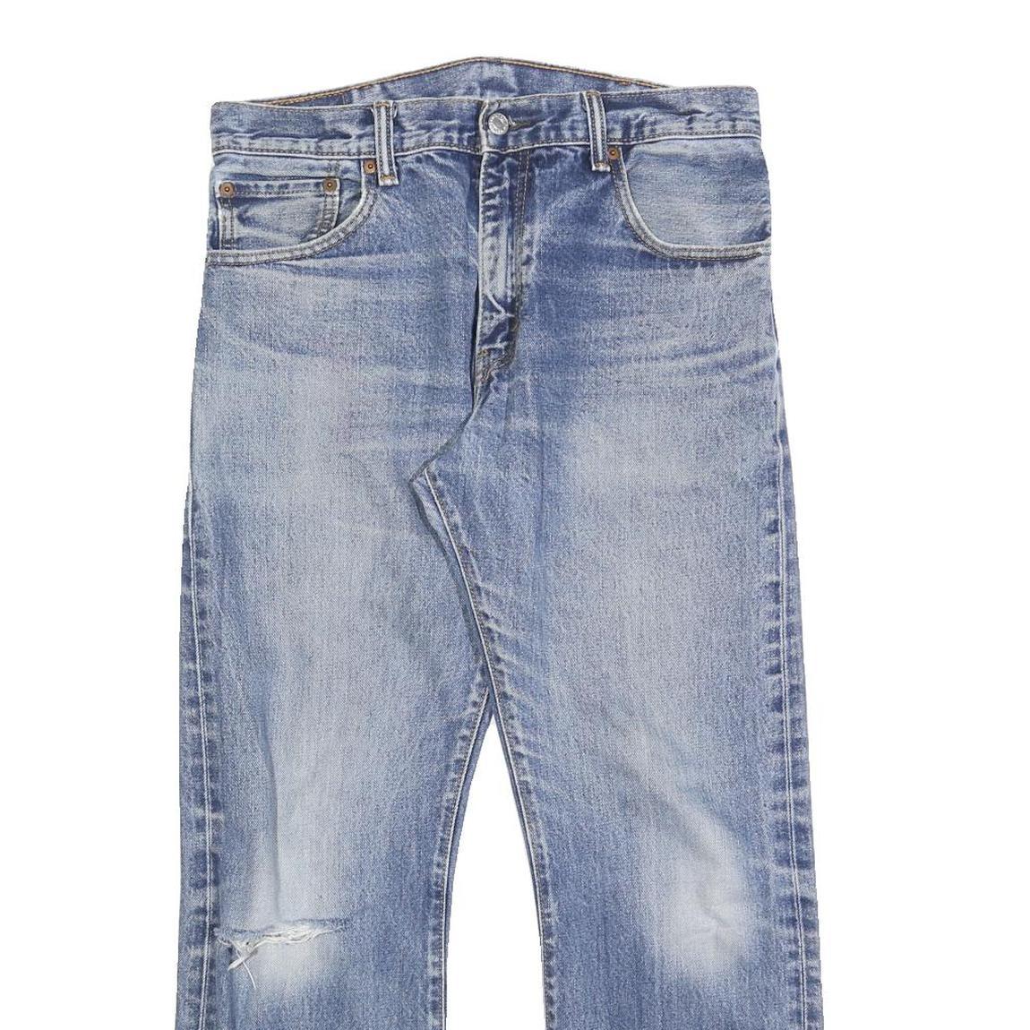 LEVI'S 517 Mens Jeans Blue Regular Bootcut Denim Medium W32 L28 Classic Fit Zip