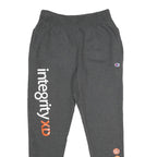 CHAMPION REVERSE WEAVE Mens Joggers Grey Integrity Print Slim Tapered M W28 L32