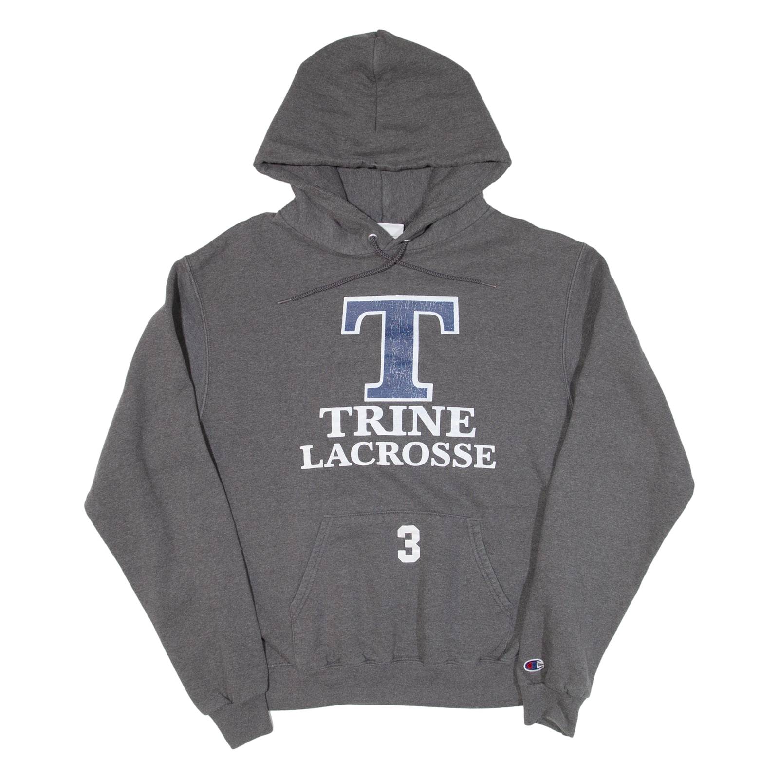 CHAMPION Trine Lacrosse Mens Grey Hoodie M