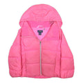POLO RALPH LAUREN Girls Pink Jacket 5Y Polyester Zip Hooded Puffer Coat