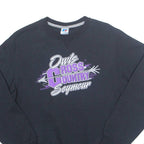 RUSSELL ATHLETIC Owls Cross Country Seymour Mens Sweatshirt Black USA M