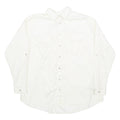 ZARA Womens Shirt Cream Collared Long Sleeve S
