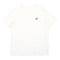 NIKE Mens White XL Short Sleeve Crew Neck Logo Graphic T-Shirt