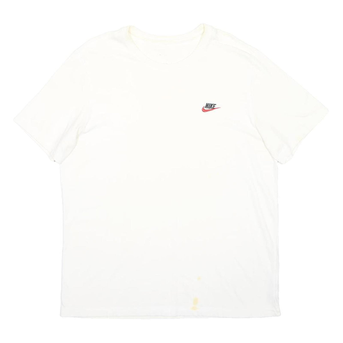 NIKE Mens White XL Short Sleeve Crew Neck Logo Graphic T-Shirt