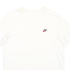 NIKE Mens White XL Short Sleeve Crew Neck Logo Graphic T-Shirt