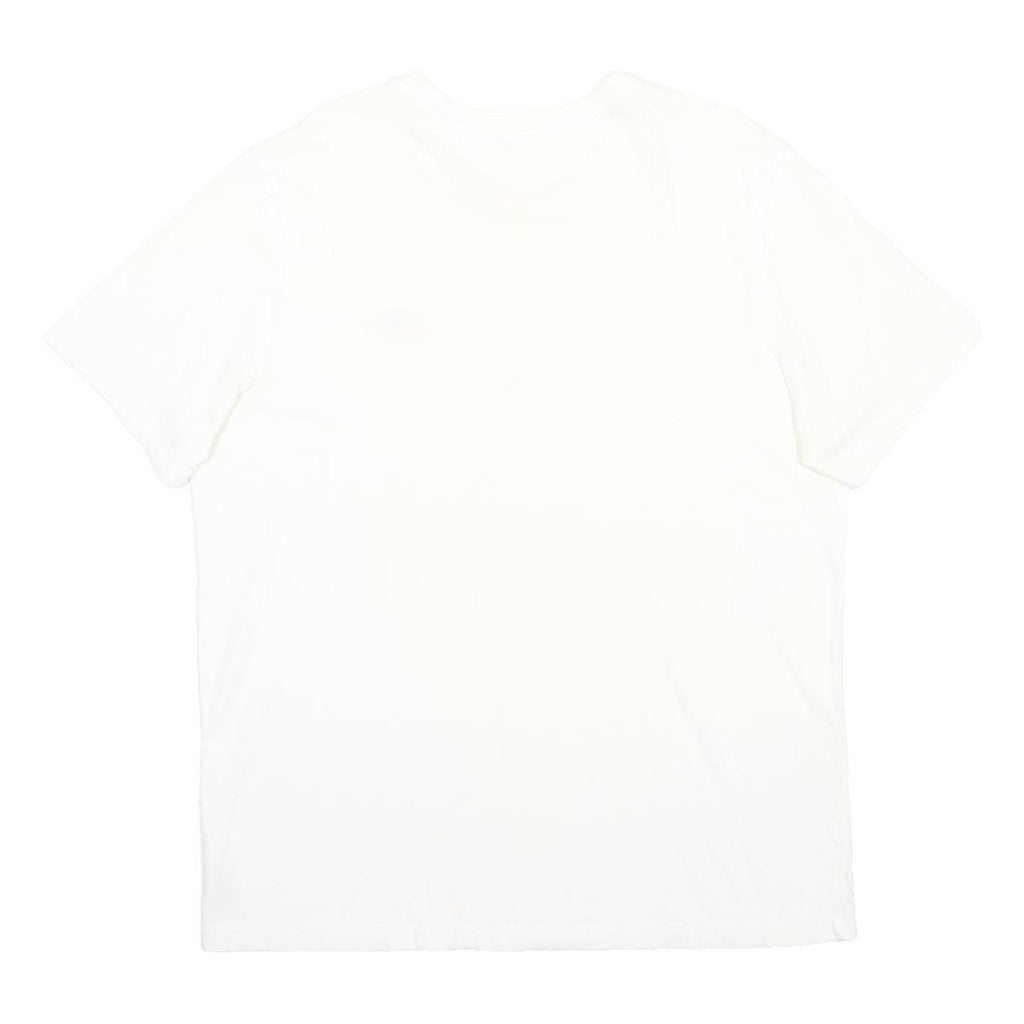 NIKE Mens White XL Short Sleeve Crew Neck Logo Graphic T-Shirt