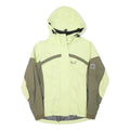 JACK WOLFSKIN Womens Yellow & Green Outdoor Jacket UK 8 Polyester Blend Zip