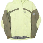 JACK WOLFSKIN Womens Yellow & Green Outdoor Jacket UK 8 Polyester Blend Zip