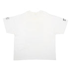 GILDAN Mens White Graffiti Weekend Print T-Shirt 2XL Short Sleeve Crew Neck