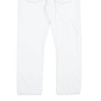 TOMMY JEANS Womens White Slim Skinny Denim Jeans W32 L26 Distressed Ripped