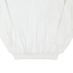 TEASE Mens White Harvest Time Produce Cotton Blend Crew Neck Sweatshirt L