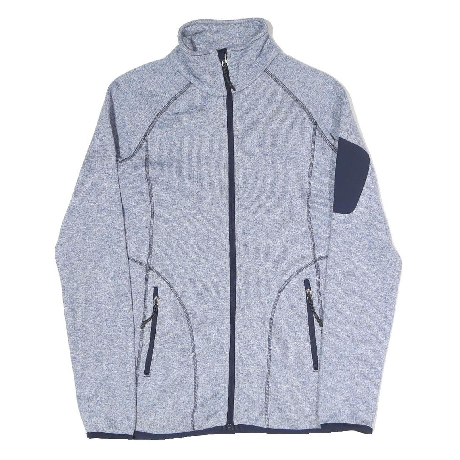 RODEO CBA Womens Blue & Navy Jacket XS Polyester Blend Zip Pocket Casual