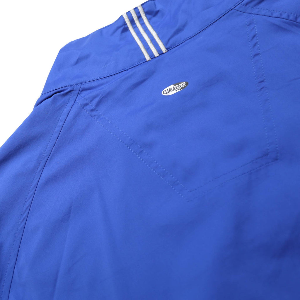 ADIDAS Mens Blue Athletic Jacket L Polyester Zip Sporty Lightweight