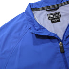 ADIDAS Mens Blue Athletic Jacket L Polyester Zip Sporty Lightweight