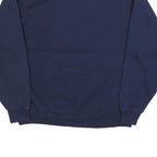JERZEES Mens Navy Blue Seattle Public Market Centre Crew Neck L Sweatshirt