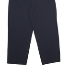 EMPORIO ARMANI Womens Regular Black Trousers W30 L28 Zip Classic Stylish