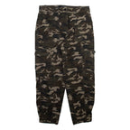 AMISU Camo Cargo Womens Trousers Green Relaxed Tapered W30 L26