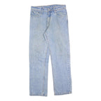 LEVI'S 513 Mens Jeans Blue Regular Straight Denim W32 L32 Casual Cotton Blend