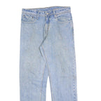 LEVI'S 513 Mens Jeans Blue Regular Straight Denim W32 L32 Casual Cotton Blend