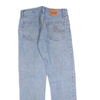 LEVI'S 513 Mens Jeans Blue Regular Straight Denim W32 L32 Casual Cotton Blend