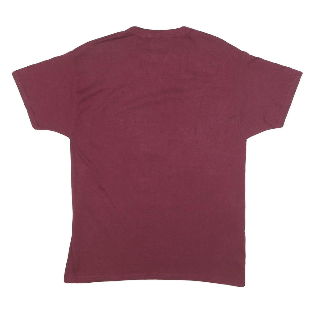 RUSSELL ATHLETIC Mens Maroon University Of Minnesota Graphic T-Shirt M Short