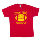 RUSSELL ATHLETIC Special Teams Mens T-Shirt Red USA L