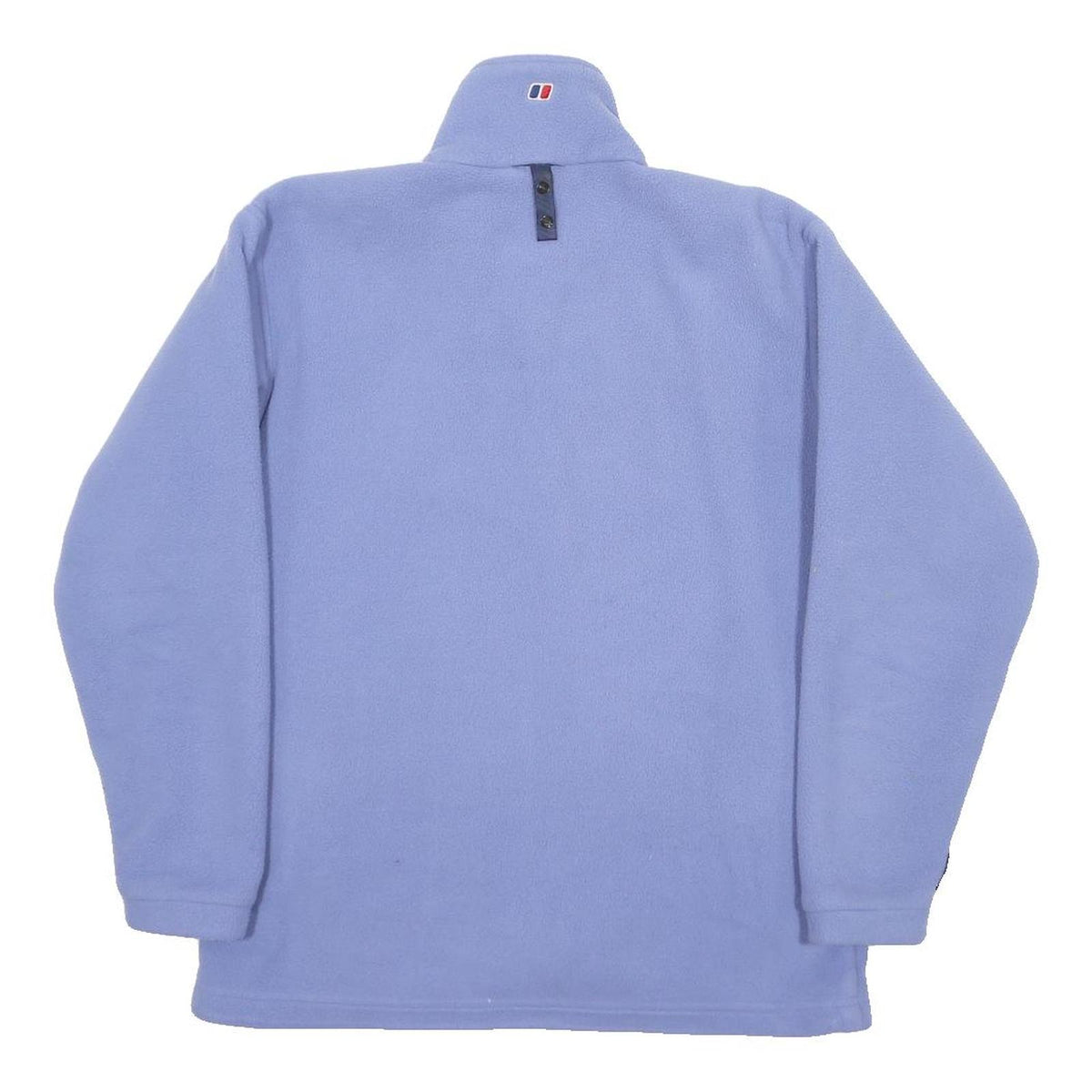 BERGHAUS Womens Blue Fleece Jacket UK 14 Zip Up Casual Outdoor Lightweight Soft