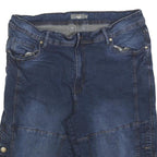 MOUNTAIN RIDGE Mens Denim Blue Casual Shorts XL W38 Cotton Blend
