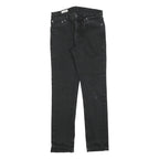 LEVI'S 511 Slim Mens Black Slim Skinny Denim Medium W30 L30 Zip Jeans
