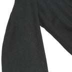 POLO RALPH LAUREN Mens Black Plain Crew Neck Basic Knit S Cotton Jumper