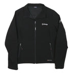 SHERPA Womens Black Zip Jacket S Polyester Blend Plain Outdoor Casual