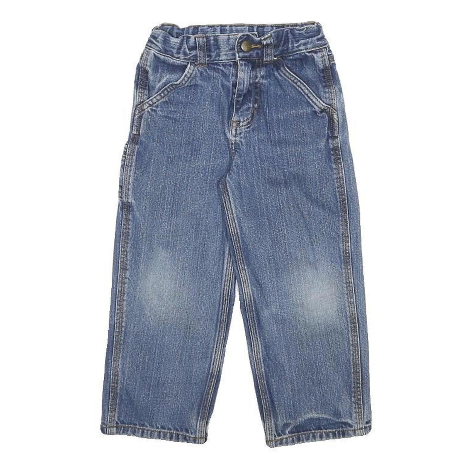 CARHARTT Boys Jeans Blue Regular Straight Denim Medium W20 L15 Classic Pocket