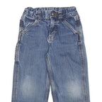 CARHARTT Boys Jeans Blue Regular Straight Denim Medium W20 L15 Classic Pocket