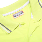 KAPPA Mens Yellow Polo Shirt L Cotton Short Sleeve Classic Logo Casual